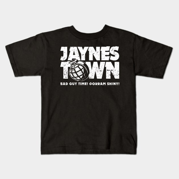 Jayne's Town Kids T-Shirt by bigdamnbrowncoats